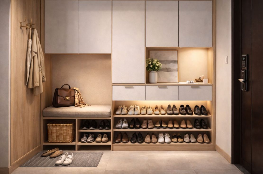 玄關第一印象就靠它！鞋櫃設計與裝修關鍵整理